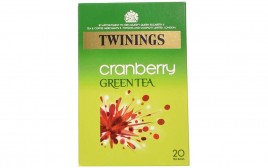 Twinings Cranberry Green Tea   Box  20 pcs